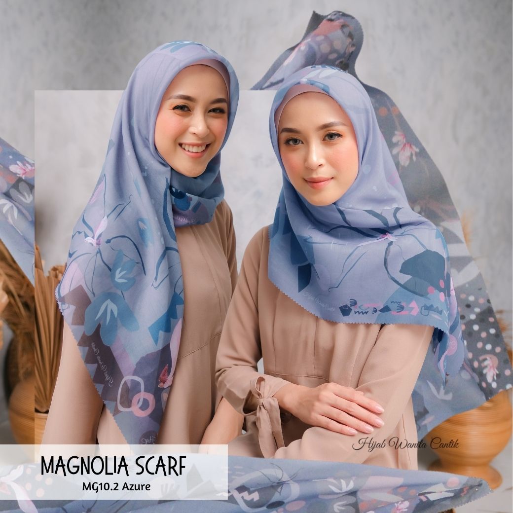 Magnolia Scarf ICY Voal - MG10.2 Azure