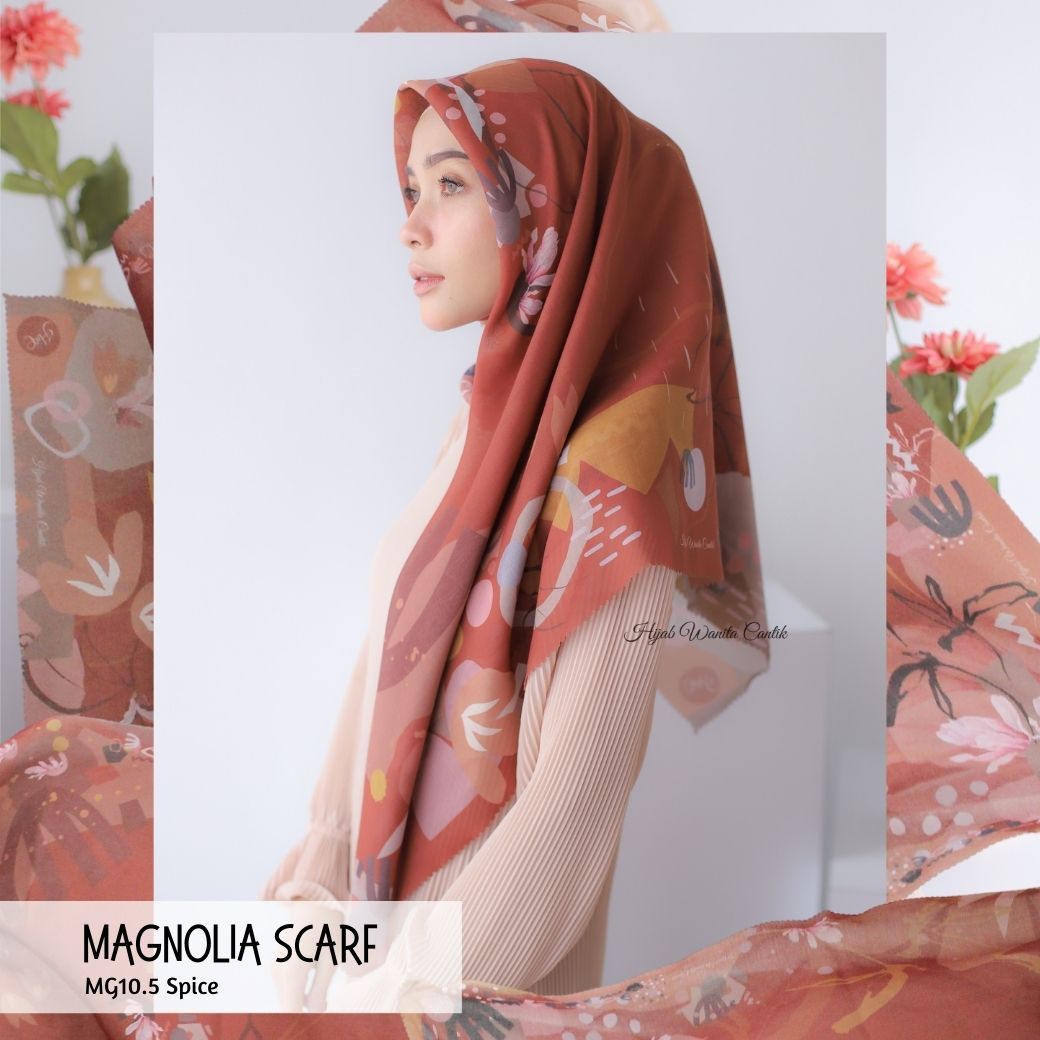 Magnolia Scarf ICY Voal - MG10.5 Spice