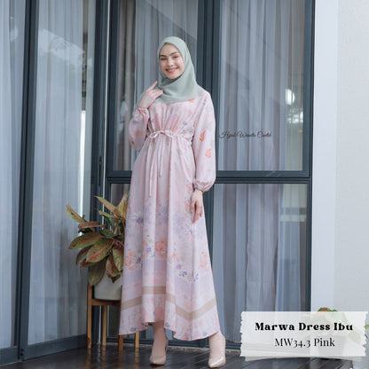 [CLEARANCE SALE] Marwa Dress - MW34.3 Pink