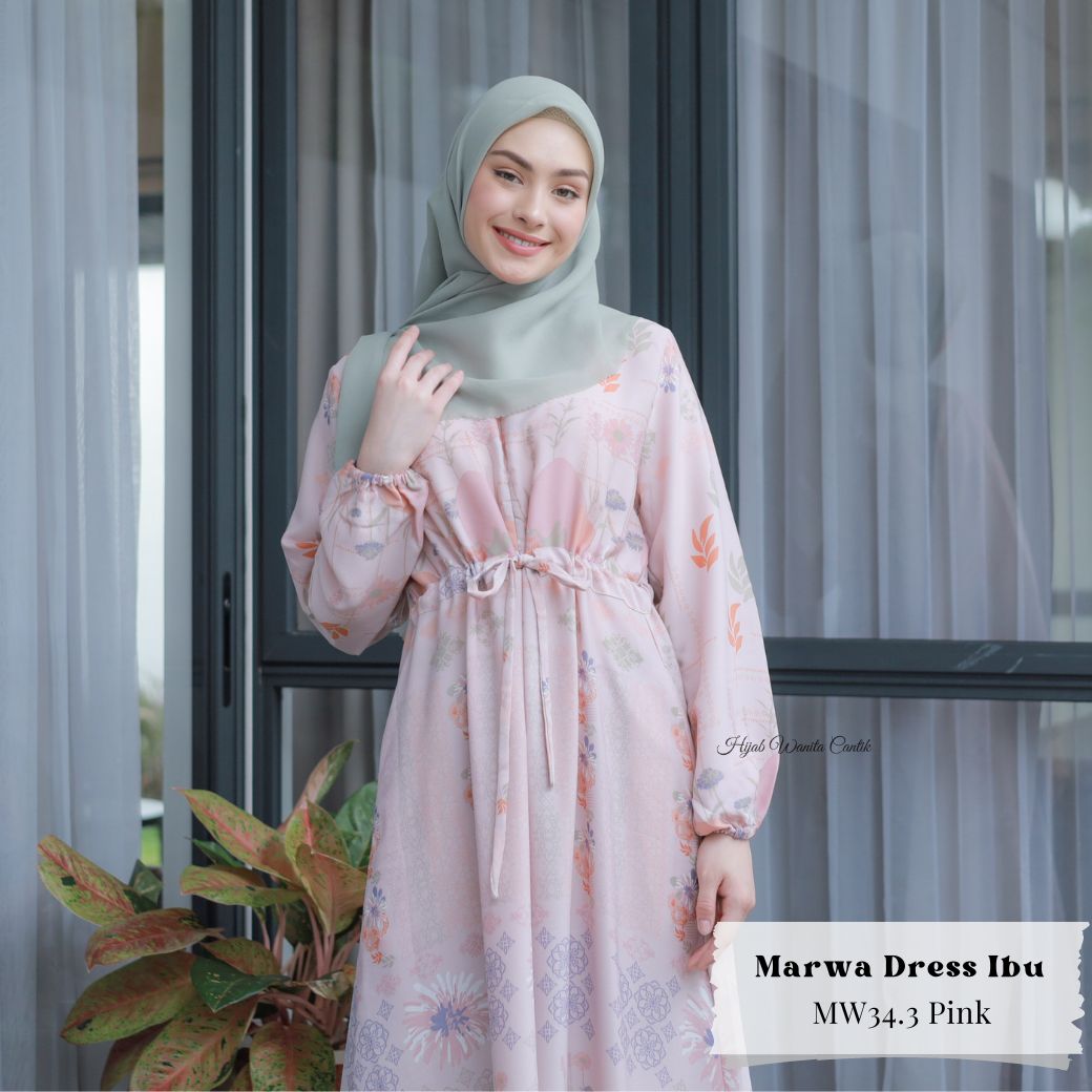 [CLEARANCE SALE] Marwa Dress - MW34.3 Pink
