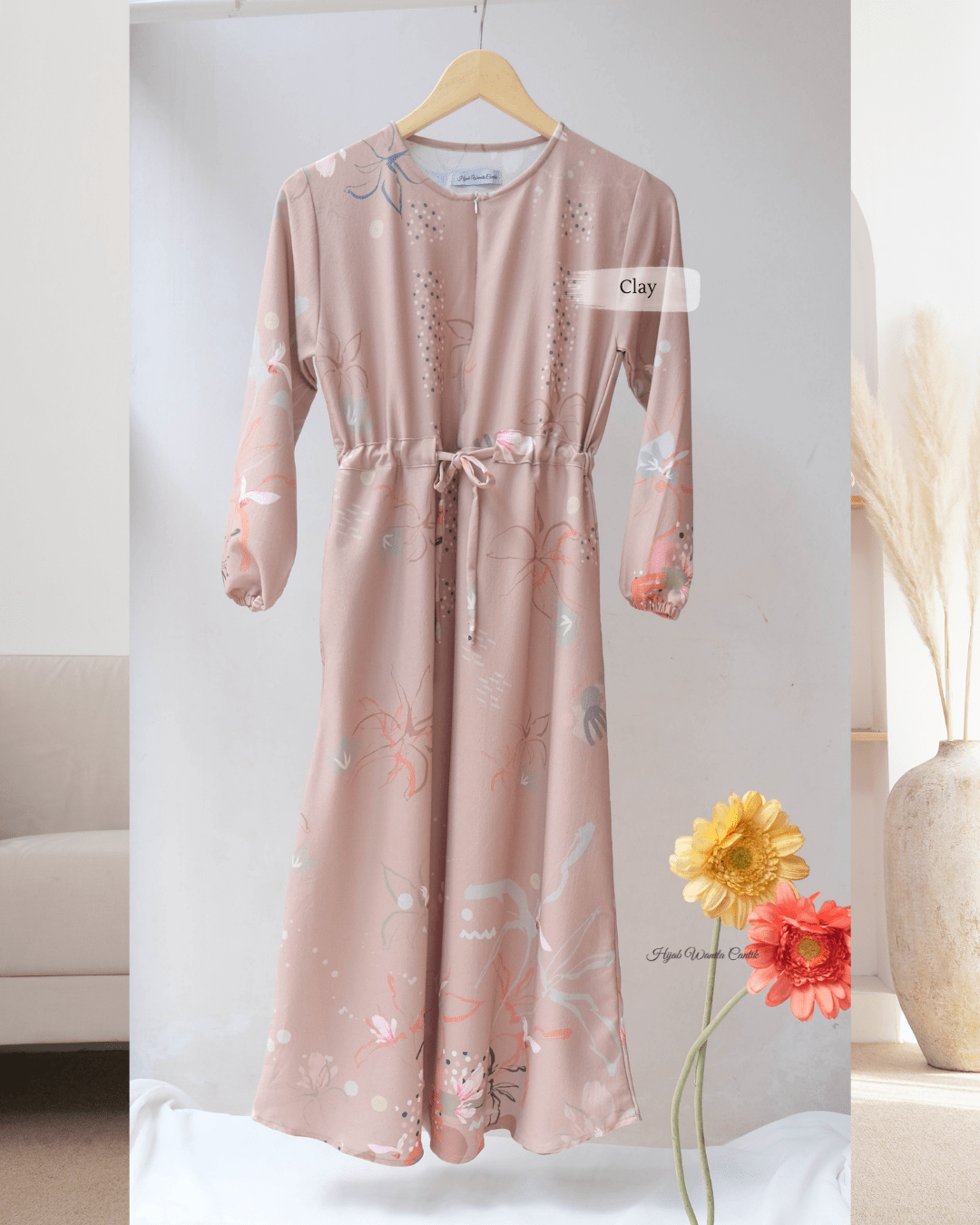 [CLEARANCE SALE] Magnolia Dress Anak Custom - DMA3.4 Clay