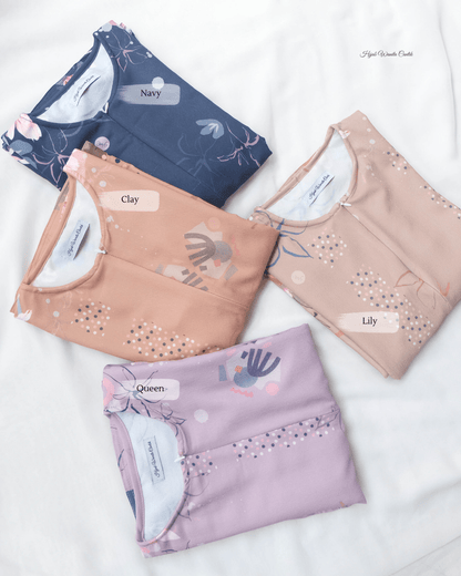 [CLEARANCE SALE] Magnolia Dress Anak Custom - DMA3.4 Clay
