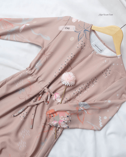 [CLEARANCE SALE] Magnolia Dress Anak Custom - DMA3.4 Clay