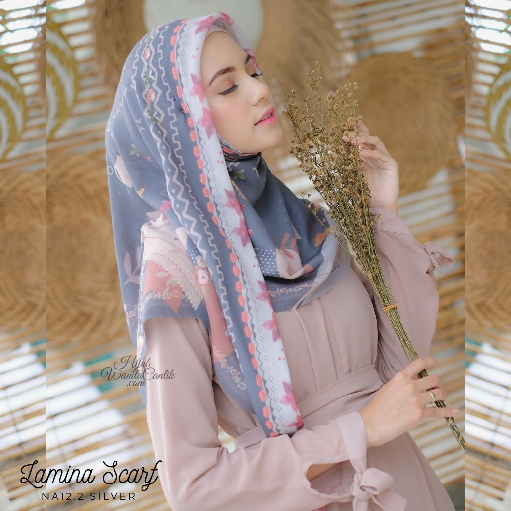 Segiempat Lamina Scarf  - NA12.2 Silver