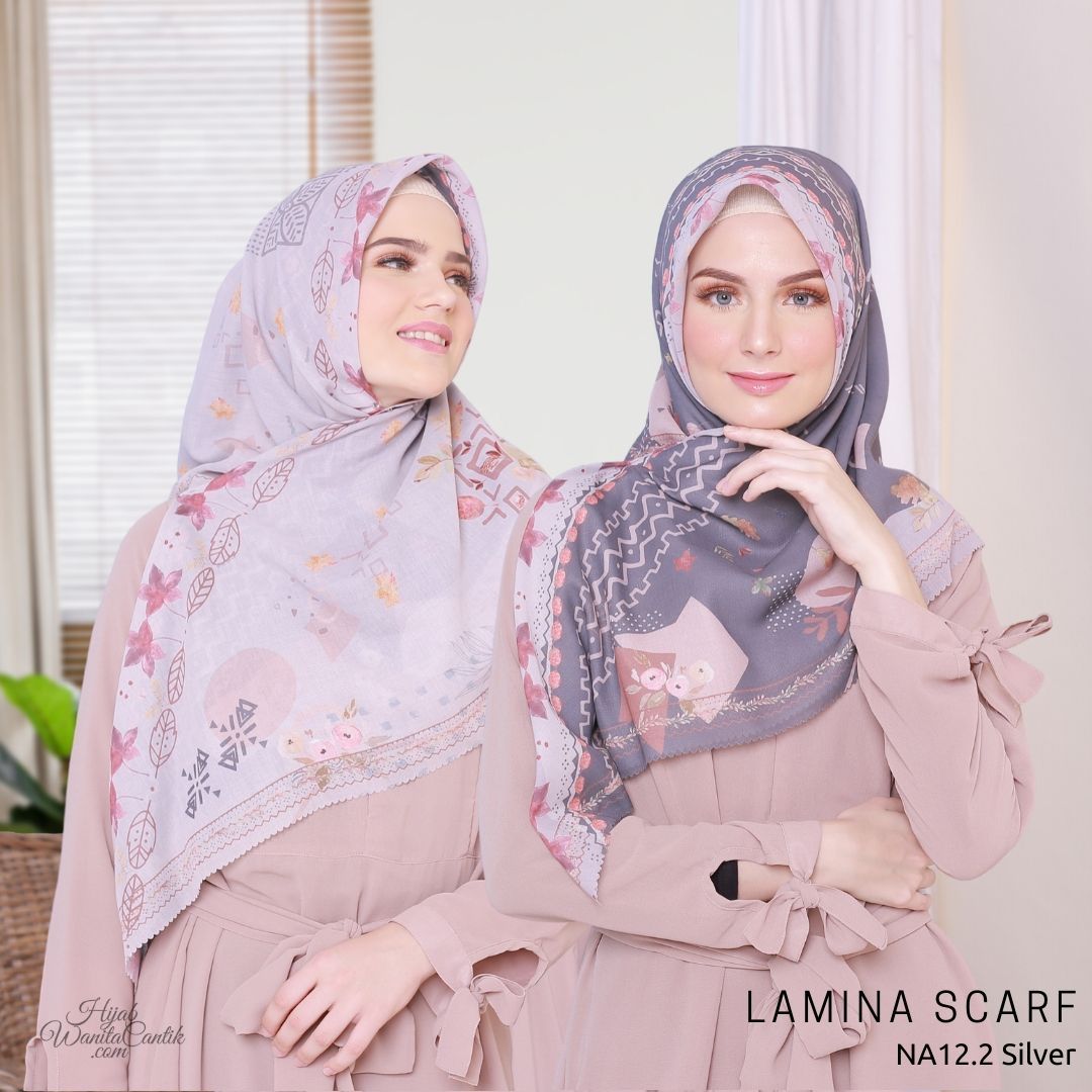 Segiempat Lamina Scarf  - NA12.2 Silver