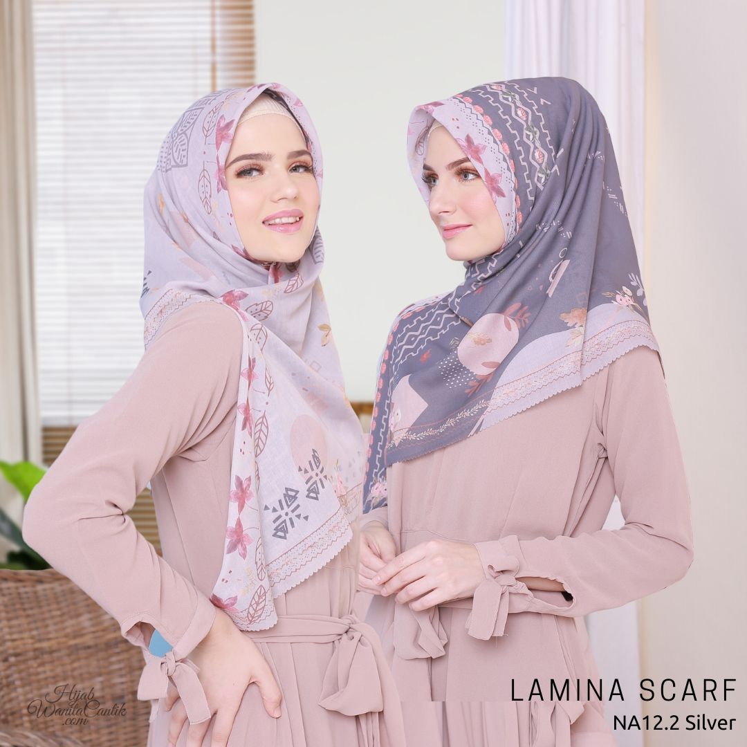 Segiempat Lamina Scarf  - NA12.2 Silver