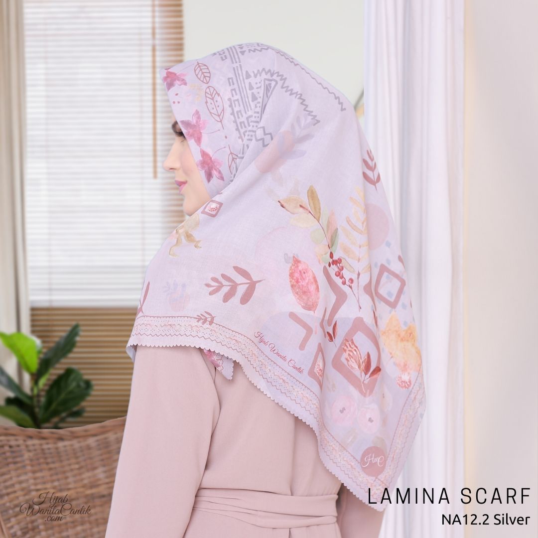 Segiempat Lamina Scarf  - NA12.2 Silver