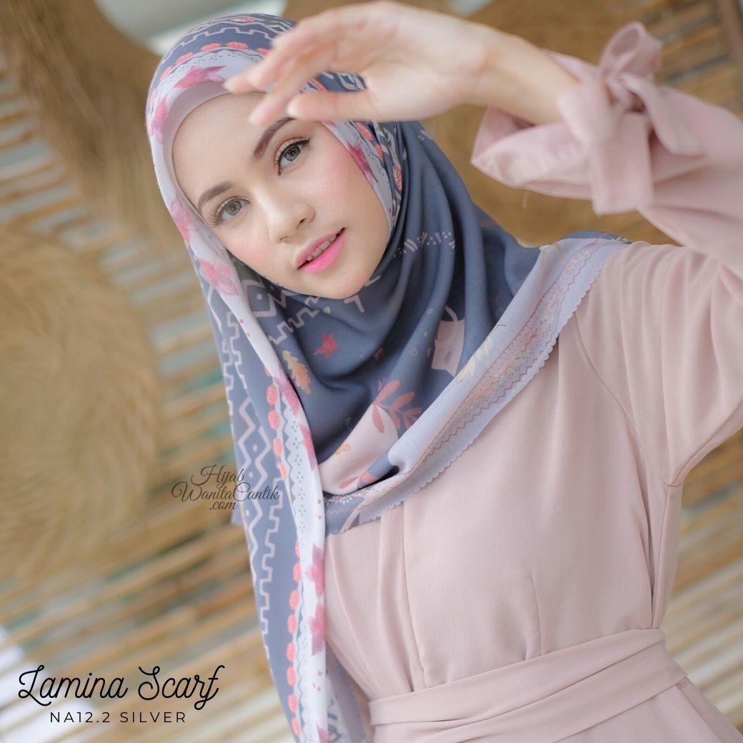 Segiempat Lamina Scarf  - NA12.2 Silver