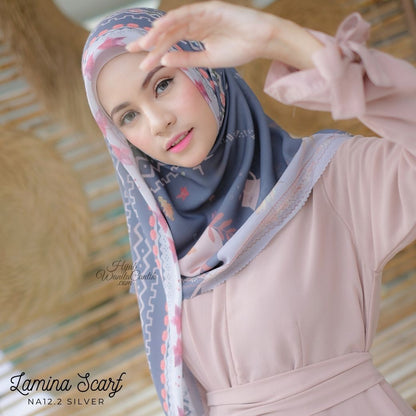 Segiempat Lamina Scarf  - NA12.2 Silver