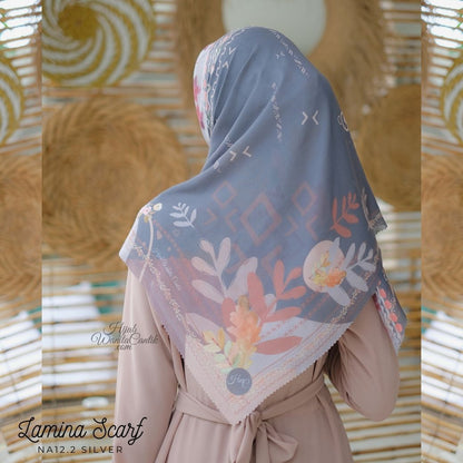 Segiempat Lamina Scarf  - NA12.2 Silver