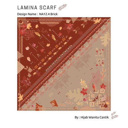 Segiempat Lamina Scarf  - NA12.4 Brick