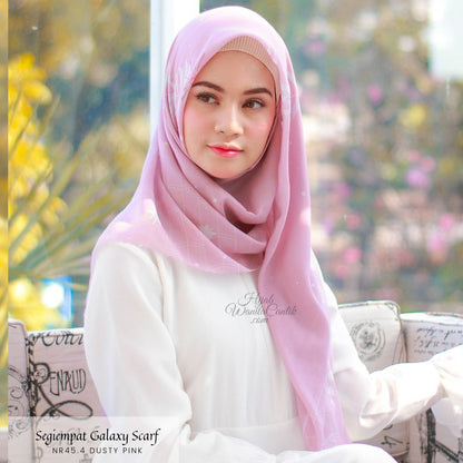 Segiempat Galaxy Scarf - NR45.4 Dusty pink