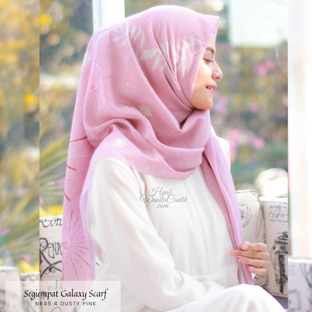 Segiempat Galaxy Scarf - NR45.4 Dusty pink