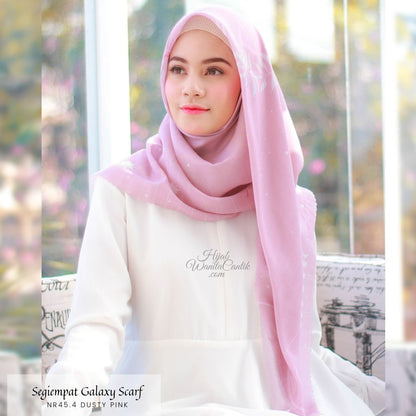 Segiempat Galaxy Scarf - NR45.4 Dusty pink