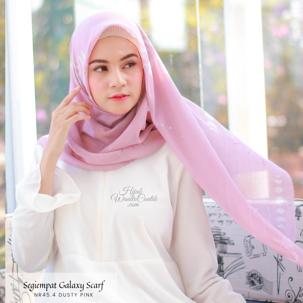 Segiempat Galaxy Scarf - NR45.4 Dusty pink