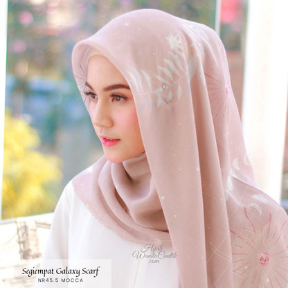 Segiempat Galaxy Scarf - NR45.5 Mocca