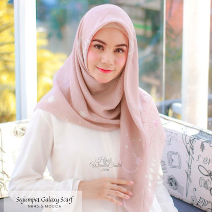 Segiempat Galaxy Scarf - NR45.5 Mocca