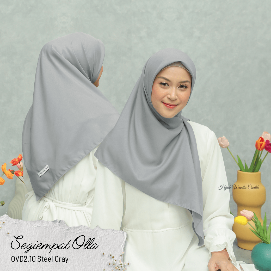 Segiempat Olla Scarf - OVD2.10 Steel Gray