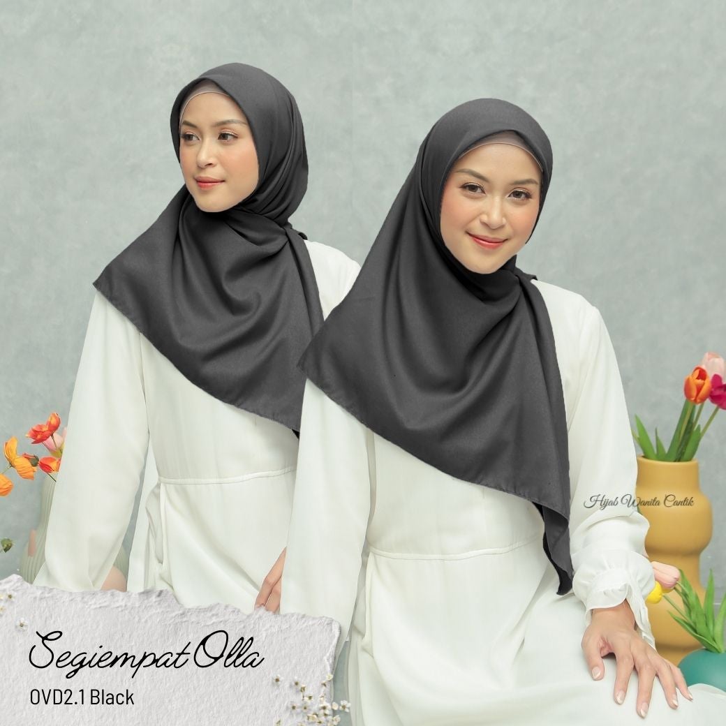 Segiempat Olla Scarf - OVD2.1 Black