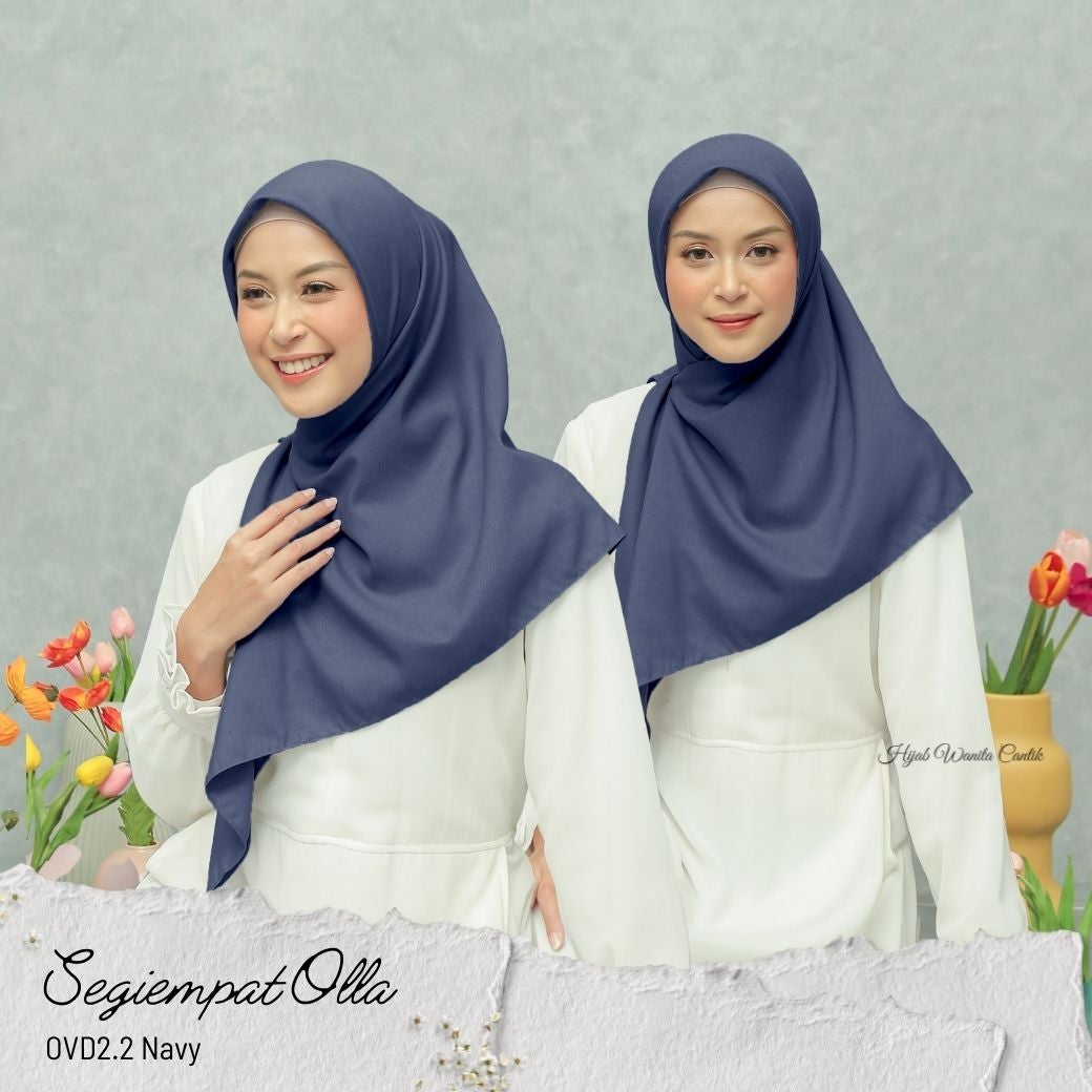 Segiempat Olla Scarf - OVD2.2 Navy