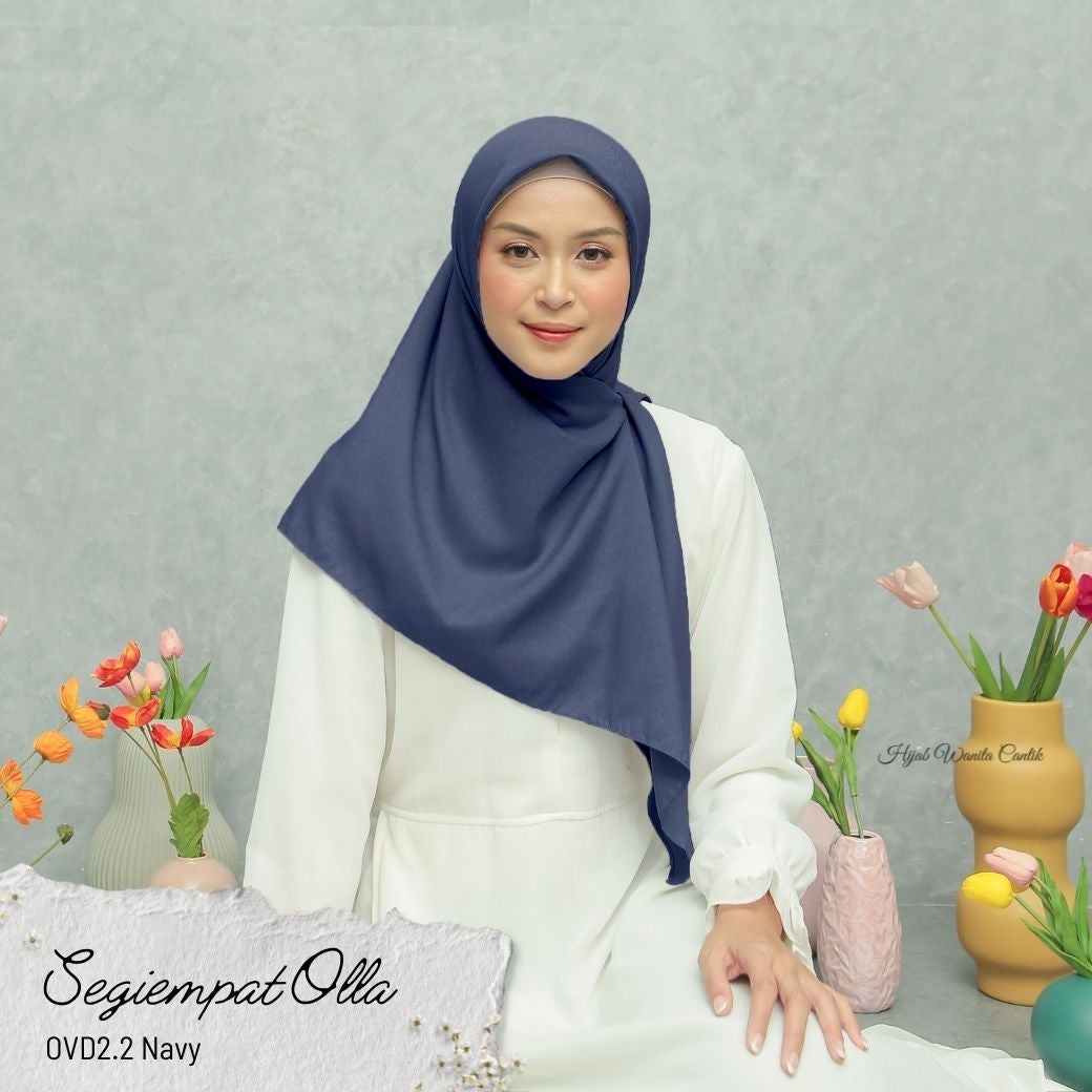 Segiempat Olla Scarf - OVD2.2 Navy