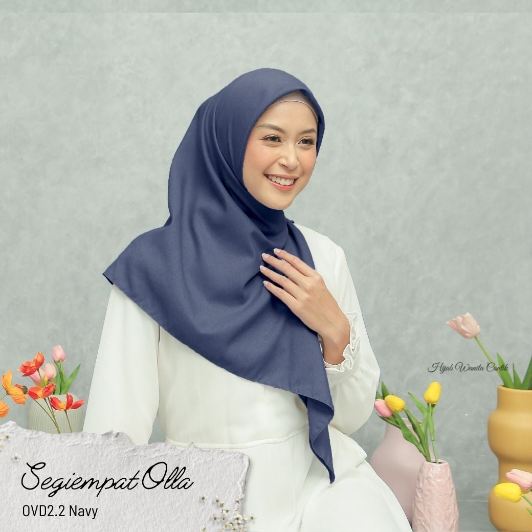 Segiempat Olla Scarf - OVD2.2 Navy