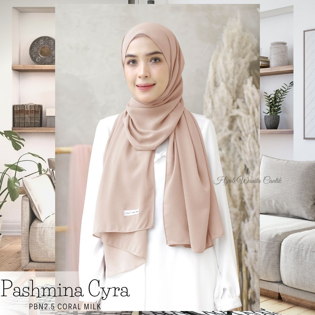 Pashmina Cyra - PBN2.5 Coral Milk