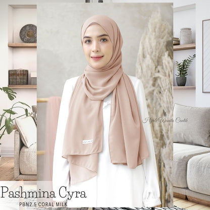Pashmina Cyra - PBN2.5 Coral Milk