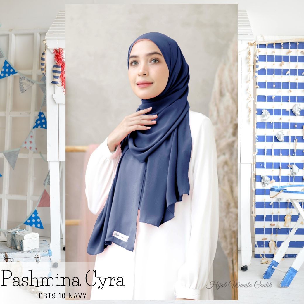 Pashmina Cyra - PBT9.10 Navy