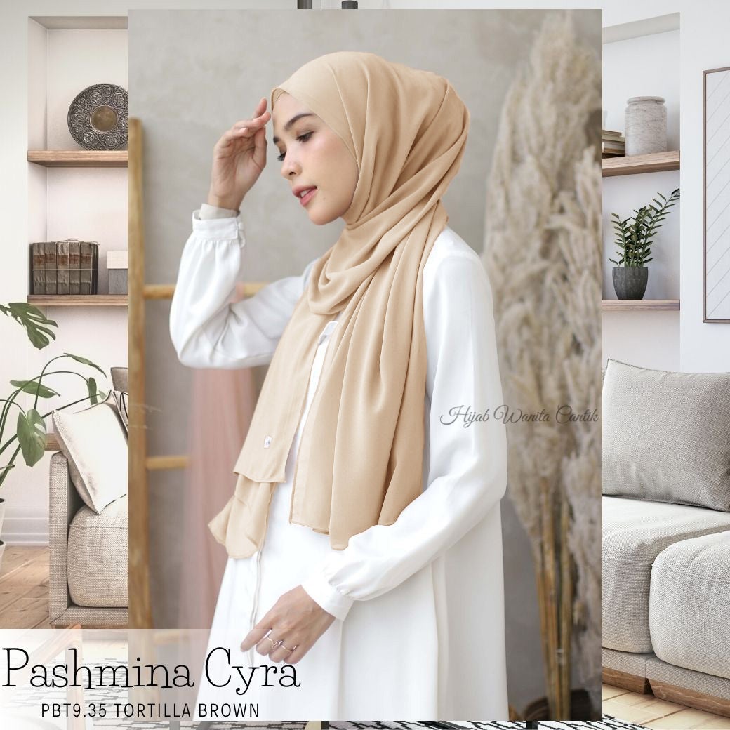 Pashmina Cyra - PBT9.35 Tortilla Brown