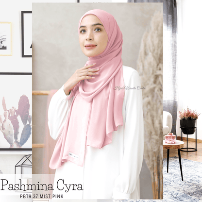 Pashmina Cyra - PBT9.37 Mist Pink
