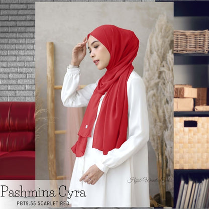 Pashmina Cyra - Scarlet Red