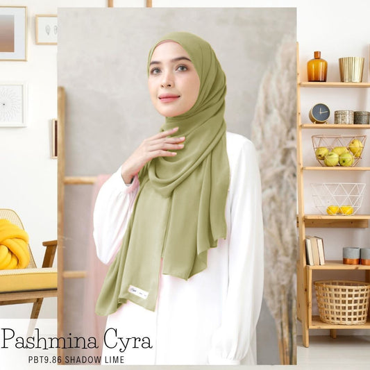 Pashmina Cyra - PBT9.86 Shadow Lime
