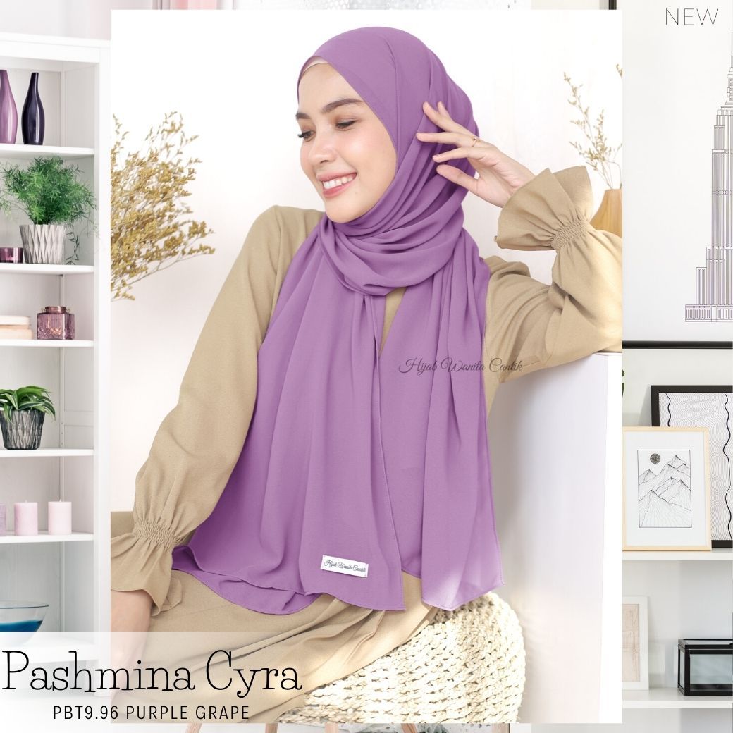 Pashmina Cyra - PBT9.96 Purple Grape