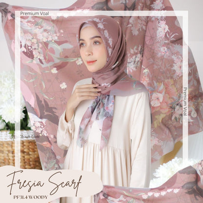 Fresia Scarf Premium Voal - PF31.4 Woody