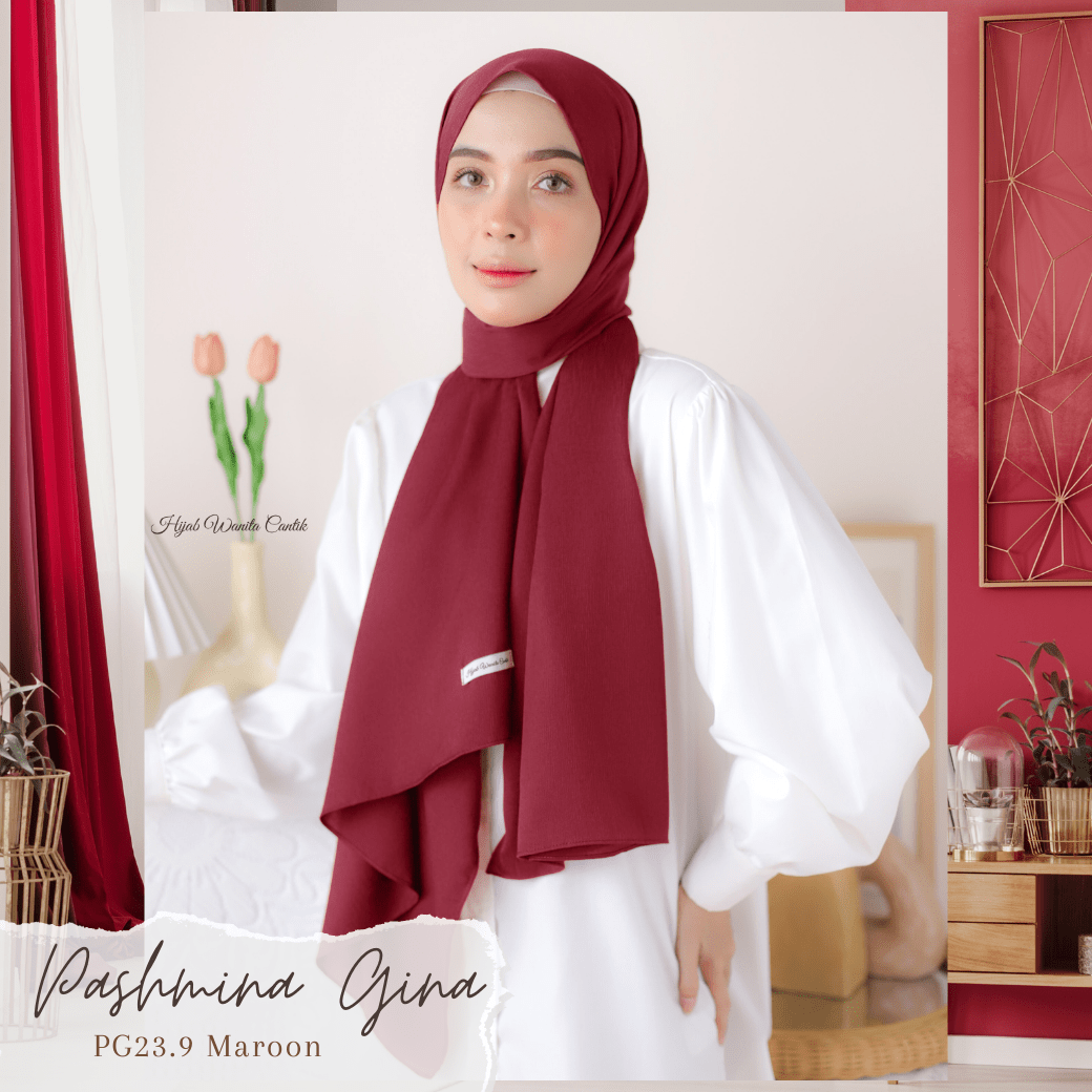 Pashmina Gina - PG23.9 Maroon