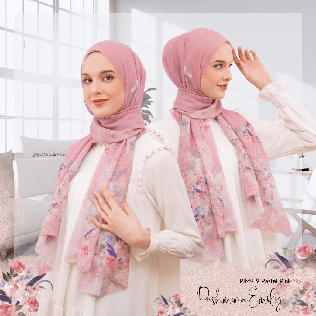 Pashmina Emily - PIM9.9 Pastel Pink