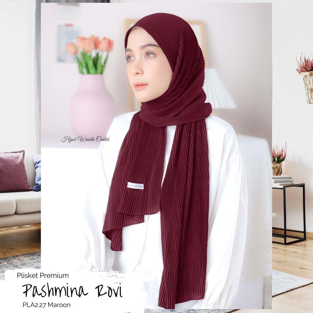 Pashmina Rovi - PLA2.27 Maroon