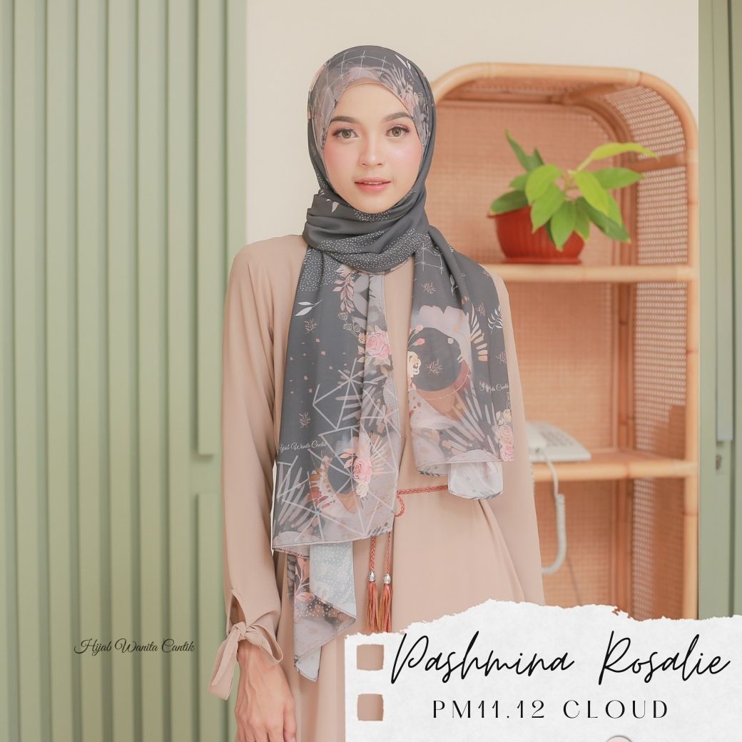 Rosalie - Pashmina Premium Ceruti - Cloud - PM11.12