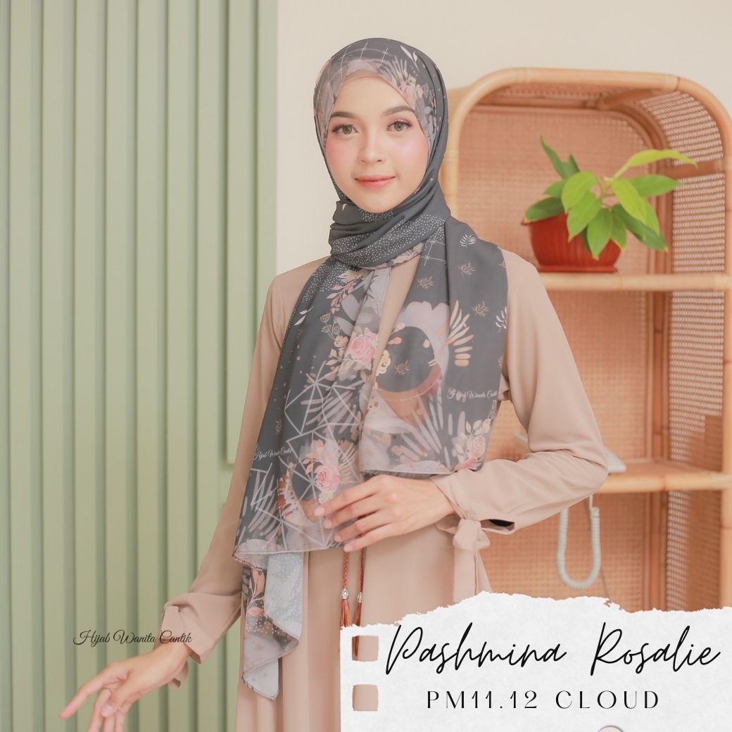 Rosalie - Pashmina Premium Ceruti - Cloud - PM11.12