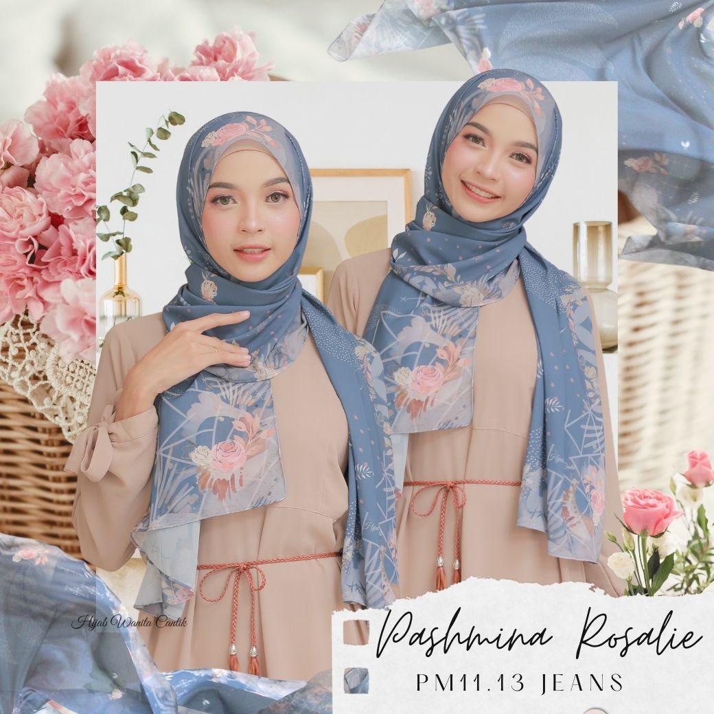 Rosalie - Pashmina Premium Ceruti - Jeans - PM11.13