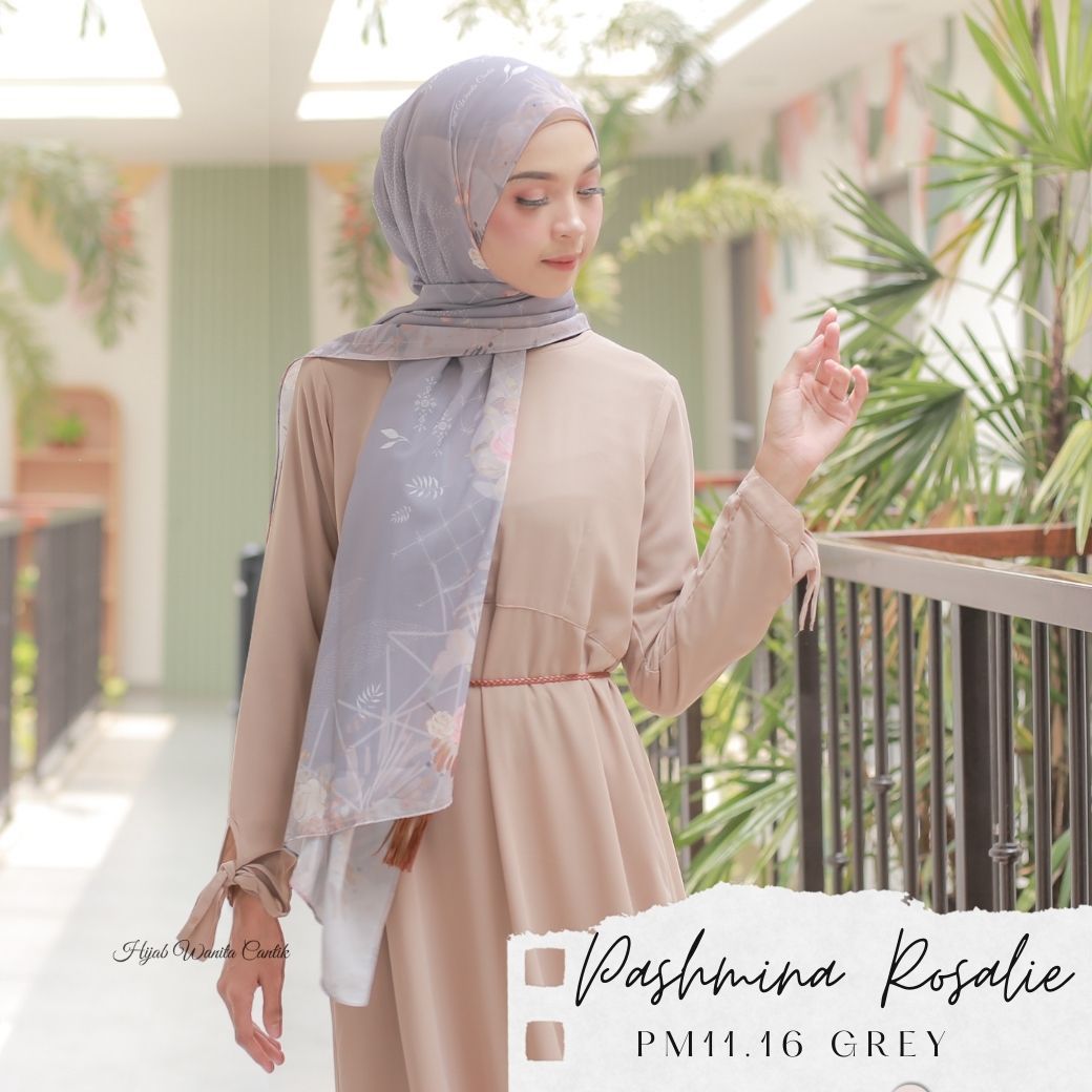 Rosalie - Pashmina Premium Ceruti - Grey - PM11.16