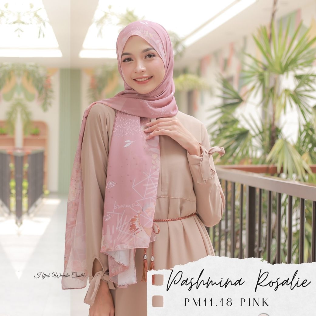 Rosalie - Pashmina Premium Ceruti - Pink -  PM11.18