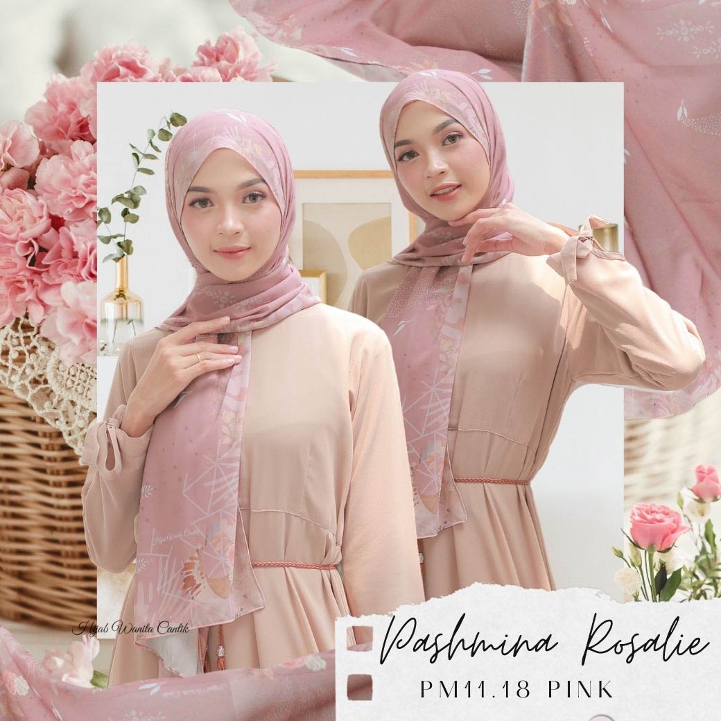 Rosalie - Pashmina Premium Ceruti - Pink -  PM11.18