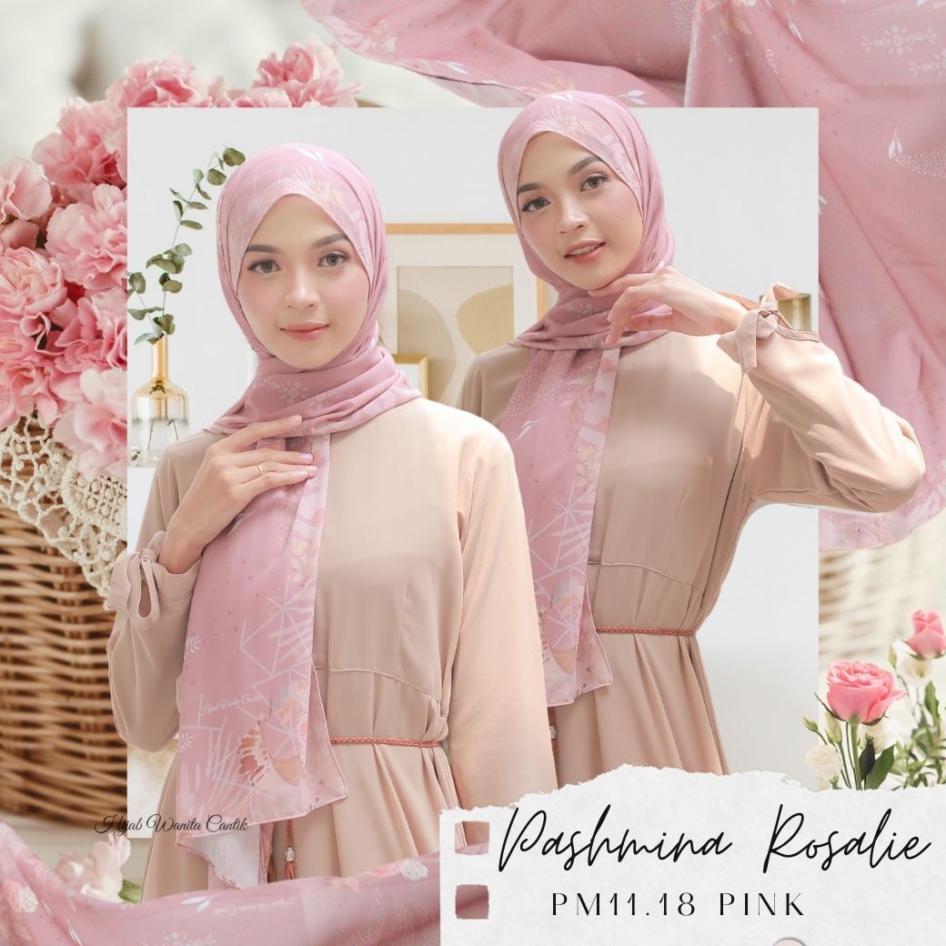 Rosalie - Pashmina Premium Ceruti - Pink -  PM11.18