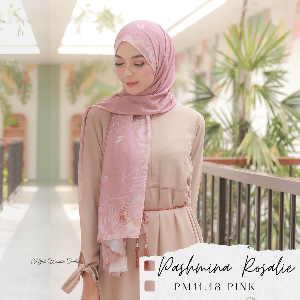 Rosalie - Pashmina Premium Ceruti - Pink -  PM11.18