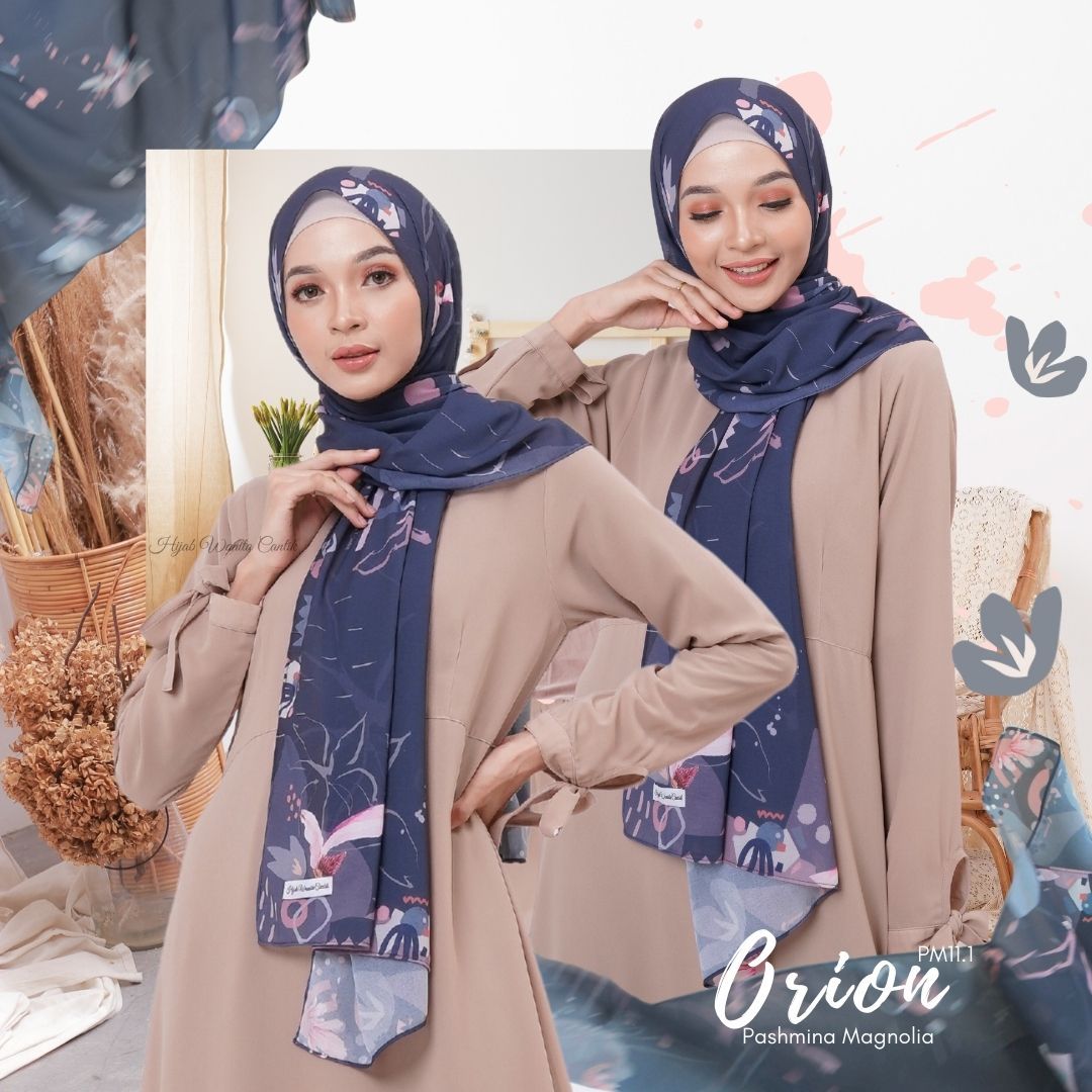 Magnolia - Pashmina Premium Ceruti - Orion -PM11.1