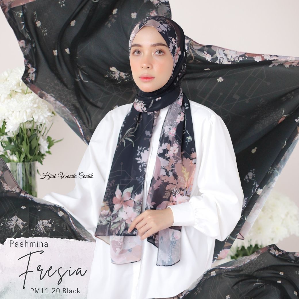 Fresia - Pashmina Premium Ceruti - Black - PM11.20