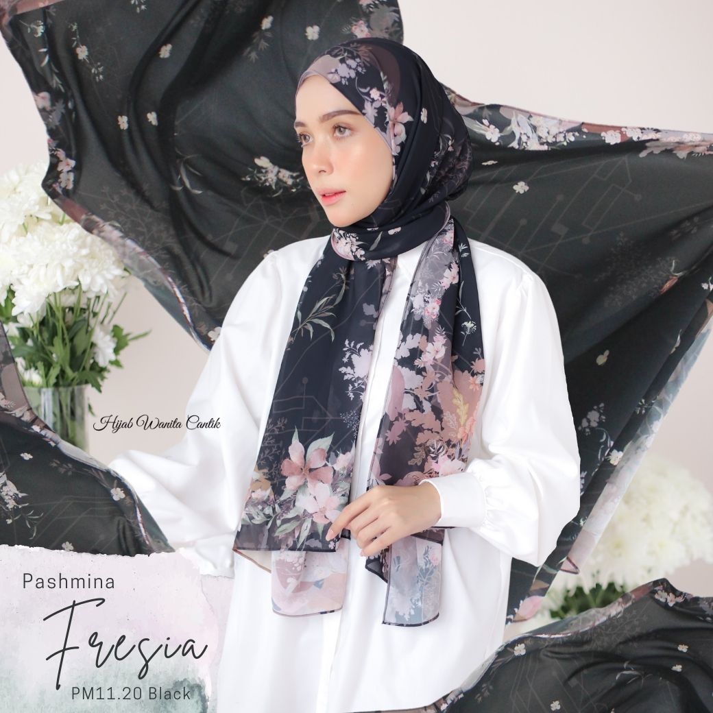 Fresia - Pashmina Premium Ceruti - Black - PM11.20