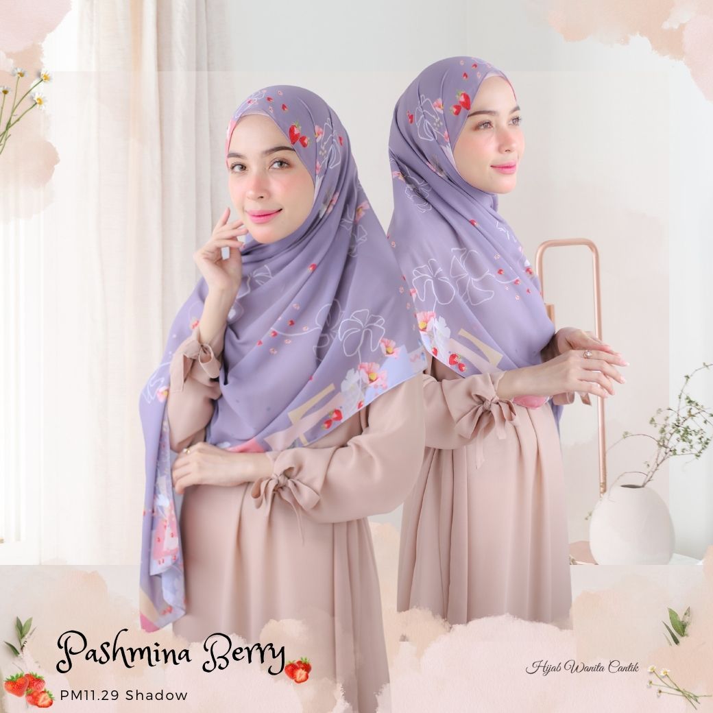 Berry - Pashmina Premium Ceruti - Shadow -PM11.29